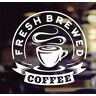 wall4stickers Fresh Brewed Coffee Takeaway Cup Window Sign Vinyl Sticker Graphics Cafe Shop Salon Bar Restaurant
