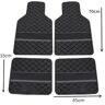 cenmoo 4 Piece Fully Car Floor Mat, for Suzuki Vitara SX4 Vitara S-Cross Jimmy Swift Grand Vitara Alto Waterproof Non-Slip Car Floor Mat Anti Slip Car Floor Mat Carpet,Red