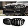 Gangying F10 Nieren Zwart voor BMW 5 Serie F10 F11 M5 2010-2017 F10 touring F11 Grill Gloss Zwart Dubbele Brug Sport Radiator Grille