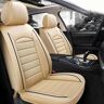 GSDOMJ Auto Stoelhoezen Fit Voor S60L V40 V60 S60 Xc60 Xc90 Xc60 C70 S80 S40 De voor en achter ademende 5-seat seat cover auto onderdelen, beige