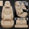 VBCXGVR Autostoelhoezen geschikt voor Ford Tourneo Connect/Tourneo Connect/Grand V408/Tourneo Courier B460/Tourneo Custom V362Universal Accessoires Seat Kussen Protector, Beige luxe