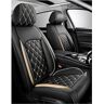 GSDOMJ Autostoelhoezen geschikt voor Volvo S60L V40 V60 S60 Xc60 Xc90 Xc60 C70 S80 S40 De voor en achter ademende 5-seat seat cover auto-onderdelen, goud