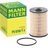 MANN-FILTER Brandstoffilter Pu 936/1 X, Brandstoffilter Set Met Afdichting / Afdichtingsset, Voor Auto's