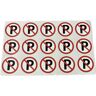 generic 15 Stickers van 5 cm   Verboden te parkeren Sticker