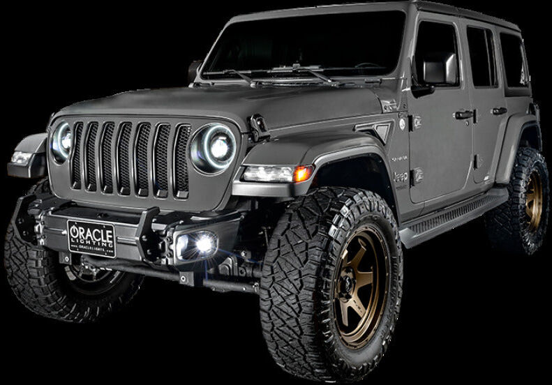 Oracle Jeep Wrangler JK/JL/Gladiator JT High Performance 20 Watt LED Fog Lights (White)