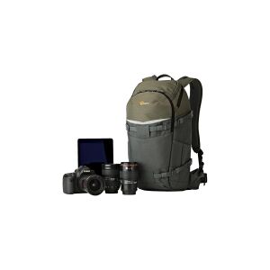 Lowepro Flipside Trek BP 350 AW - Rygsæk til digitalkamera med objektiver - grå, mørkegrøn