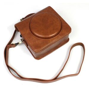 Generic Fujifilm Instax Square SQ1 leather case - Brown Brown