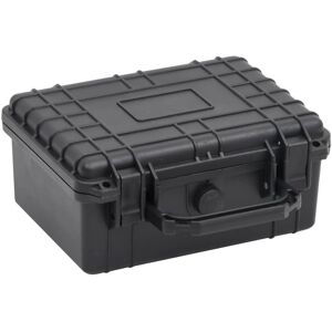 vidaXL transportabel flightcase 24x19x11 cm PP sort