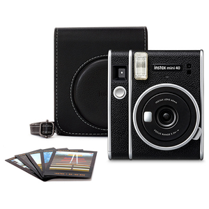 Fujifilm PACK INSTAX MINI 40 + FILM 10 VUES + ETUI - Publicité