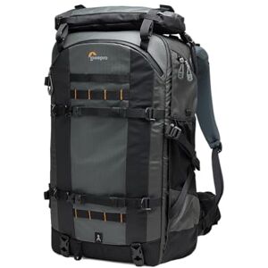 Lowepro Pro Trekker 650 AW II, Sac à Dos Photo Outdoor en Tissus Recyclés, Compatible avec Optiques 800 mm, avec Fermetures Éclair Étanches et Housse Anti-Pluie, pour Reflex/Hybride, Noir/Gris Foncé - Publicité