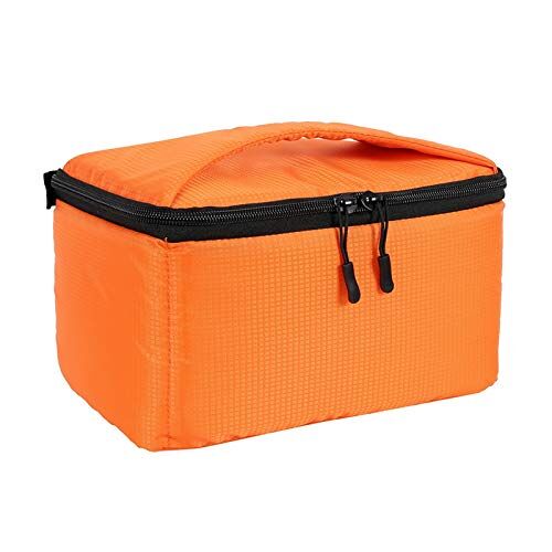 BANGHA Cameratas, DSLR-cameratas, cameratas, DSLR-cameratas, multifunctioneel, waterdicht, outdoor, video, digitale draagtas voor camera, DSLR, Oranje M 14 x 26 x 15 cm, Eén maat