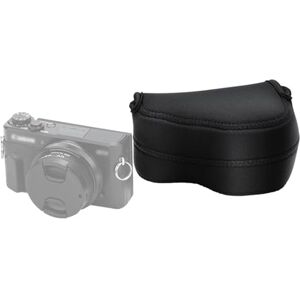 JJC Ultra Light Neoprene Black Camera Case for A6600/A6500/A6400/A6300/A6100/A6000 with 16-50mm lens, RX1RII, SX420IS, LX100II, fp, fp L and other camera with lens up to 4.7 x 2.9 x 3.4 (W x H x D)