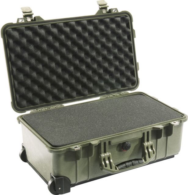 Photos - Camera Bag Pelican 1510 Carry On 22x13x9in Wheeled Protector Case, OD Green w/ Foam 1 