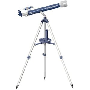 Bresser Optik Visomar 60/700 AZ1 Télescope à lentille azimutal achromatique Grossissement 35 à 175 x - Publicité