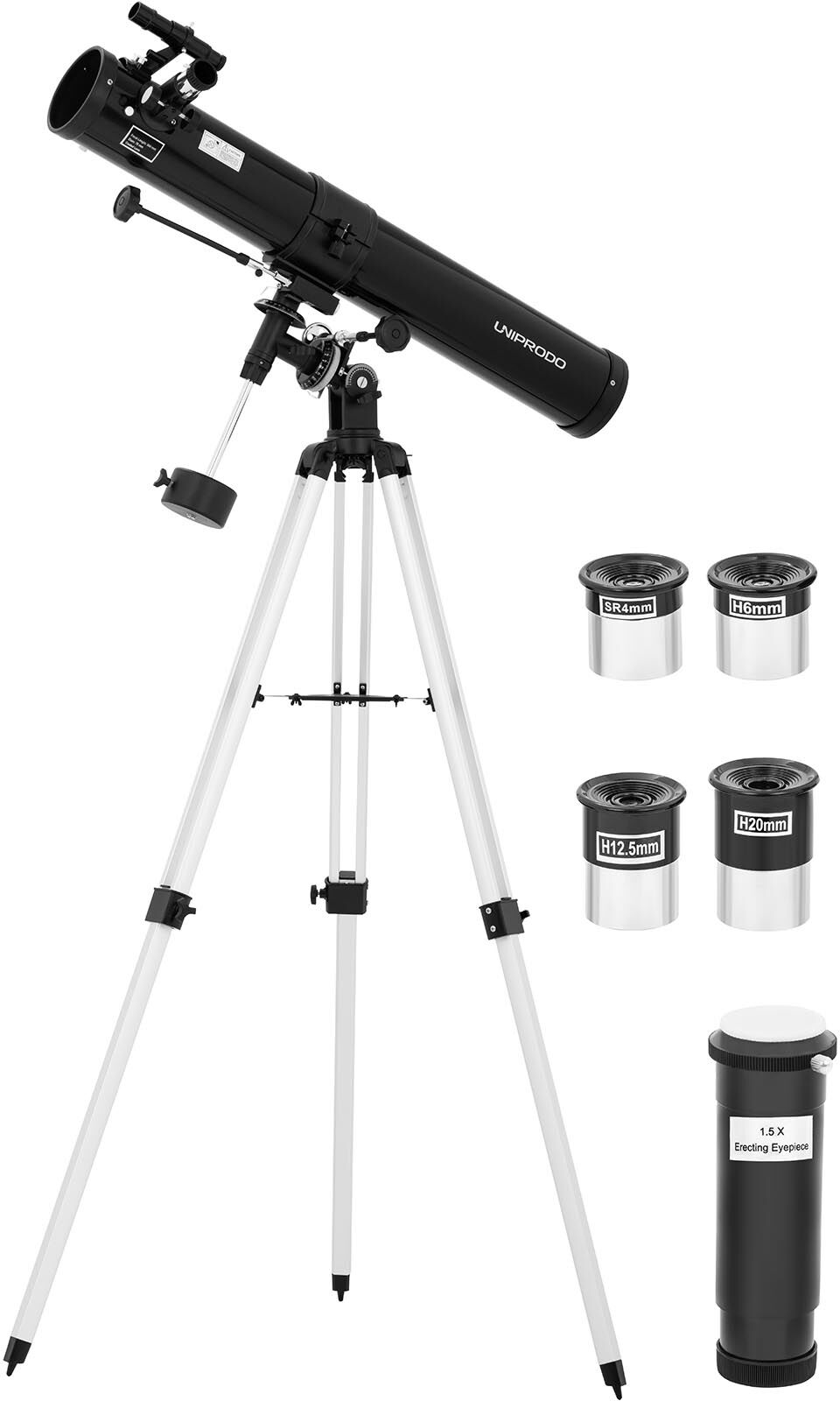 Uniprodo Telescoop - Ø 76 mm - 900 mm - statief 10250361