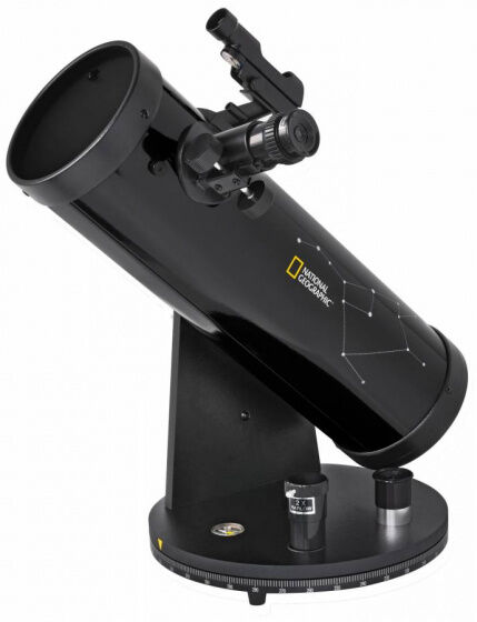 National Geographic spiegeltelescoop 114/500 25x 167x aluminium zwart - Zwart