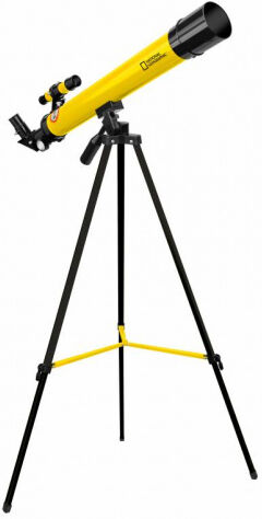 National Geographic telescoop 50/600 100x aluminium zwart - Geel