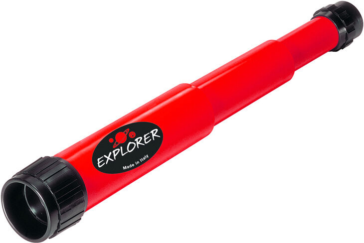 Navir telescoop Explorer junior 21 x 5 cm rood - Rood