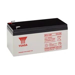 YUASA NP3.2-12 Blei Akku 12 Volt, 3200mAh mit Faston 4,8mm Steckkontakten