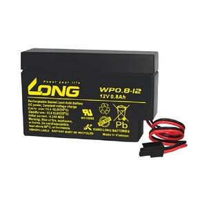 Kung Long Akku WP0.8-12H 12V 0,8Ah Heim und Haus Stecker AGM Blei Batterie