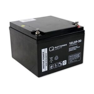 Q-Batteries 12LCP-30 / 12V - 30Ah Blei Akku Zyklentyp AGM - Deep Cycle VRLA