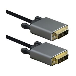 Helos Anschlusskabel, DVI Stecker/Stecker, PREMIUM 4K, 5,0m, schwarz