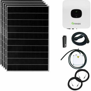 LIECKIPEDIA 2000 Watt Plug & Play Solaranlage mit Aufputzsteckdose, Growatt Wechselrichter, EcoDelta