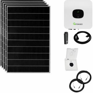 LIECKIPEDIA 2000 Watt Plug & Play Solaranlage mit Unterputzsteckdose, Growatt Wechselrichter, EcoDelta