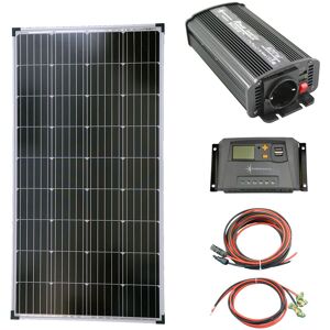 Solaranlage Komplettset Solartronics 1x130 Watt Solarmodul + 600 Watt Spannungswandler + Laderegler