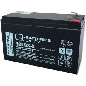 Quality Batteries - Q-Batteries 12LSX-9 12V 8,8Ah Blei-Vlies-Akku / agm 10 Jahre