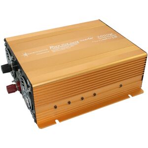 Solartronics - Spannungswandler np 24V 2000 Watt Power usb 2.1A reiner sinus Gold Edition