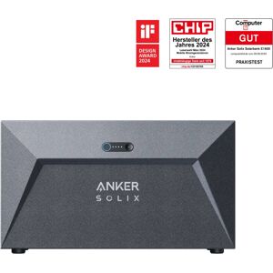 Anker SOLIX Solarbank E1600 Balkonkraftwerk (890W) mit Speicher (1600Wh) Halterungen inklusive