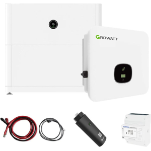 Growatt Komplettset MOD10KTL3-XH BP 10kw Hybridwechselrichter 3-phasig (2.0 Version) & APX 5.0P Solarspeicher 5kWh