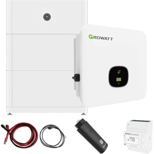 Growatt Komplettset MOD 3KTL3-XH BP 3kw Hybridwechselrichter 3-phasig (2.0 Version) & APX 10.0P Solarspeicher 10kWh