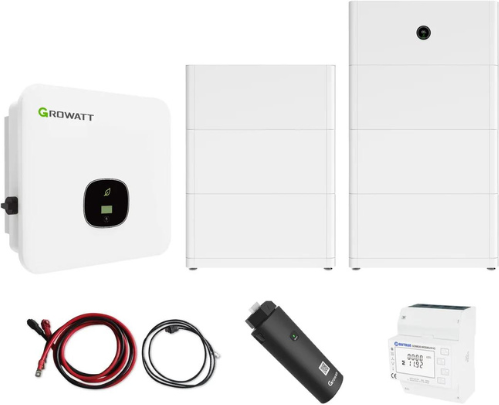 Growatt Komplettset MOD10KTL3-XH BP 10kw Hybridwechselrichter 3-phasig (2.0 Version) & APX 30.0P Solarspeicher 30kWh