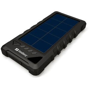 Sandberg 17W Solar Outdoor Waterproof PowerBank 16000mAh - Sort
