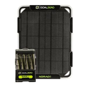 GOAL ZÉRO Batterie Portative Guide 12 + Panneau Solaire NOMAD 5 Kit - Noir - Publicité