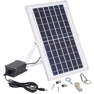 Kit solaire pour porte de poulailler automatique - Publicité
