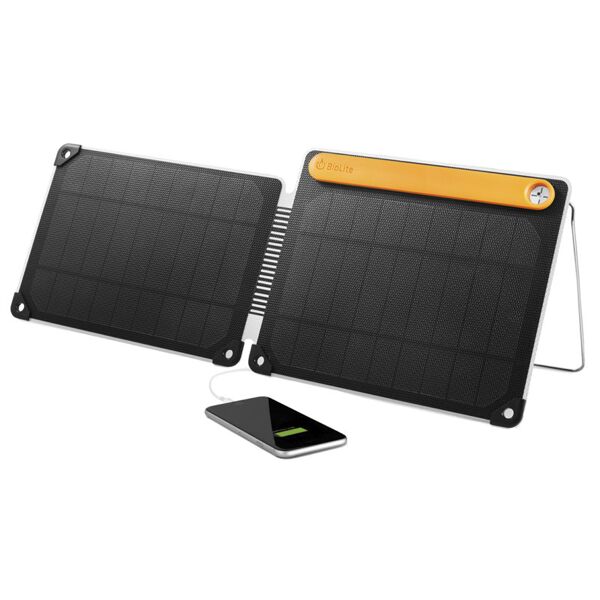 biolite solar panel 10+ - caricabatterie solare black/orange