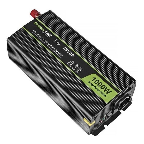 inverter onda modificata 1000w 12v stand alone   green cell