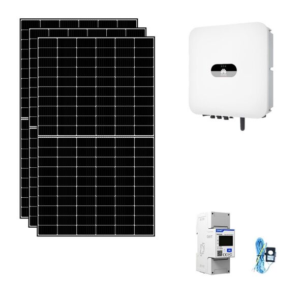 iorisparmioenergia selection kit fotovoltaico 2 kwp connesso in rete con pannelli ed inverter huawei battery ready   2kwhua