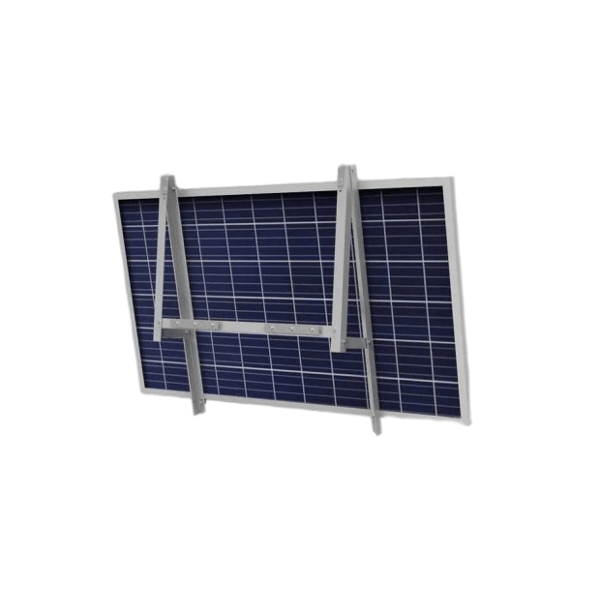 kit staffa balcone pannello fotovoltaico supporto triangolare per pannello solare plug&play regolabile 10-15° da pavimento / balcone / tetto 3in1