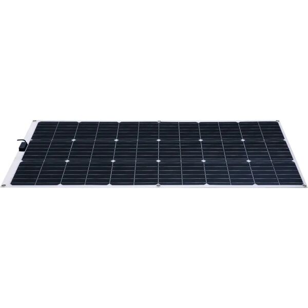 tecnomat pannello solare flessibile da 100w celle monocristalline etfe 18v 5,55ma ip67 per camper