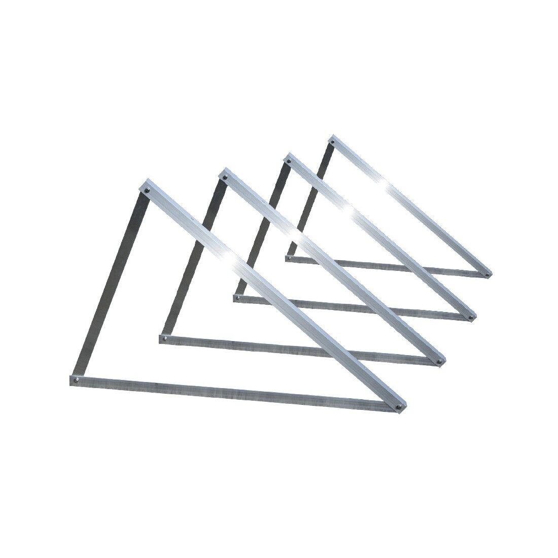Tecnosystemi Triangolo HTF per fissaggio pannelli su tetto piano con inclinazione da 20° a 40°