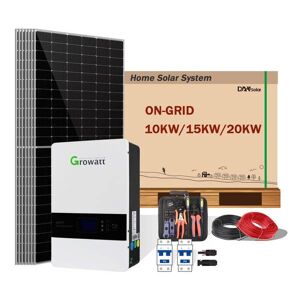 20kw Solcelle Pakke Komplett Med Growatt Inverter 