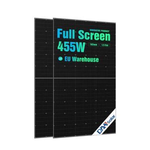 10bb Full Screen Full Black Pv Module Mono 455w  Solcellepanel