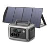 Allpowers r600 powerstation lifepo4 bateria 299wh 600w gerador solar (recarga de 0-100% em 1 hora)