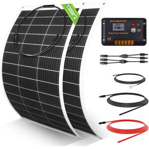 260W Solar Flexible Panel Basic Kit with 30A Controller for Caravan, Boat, Boat, Home - Eco-worthy