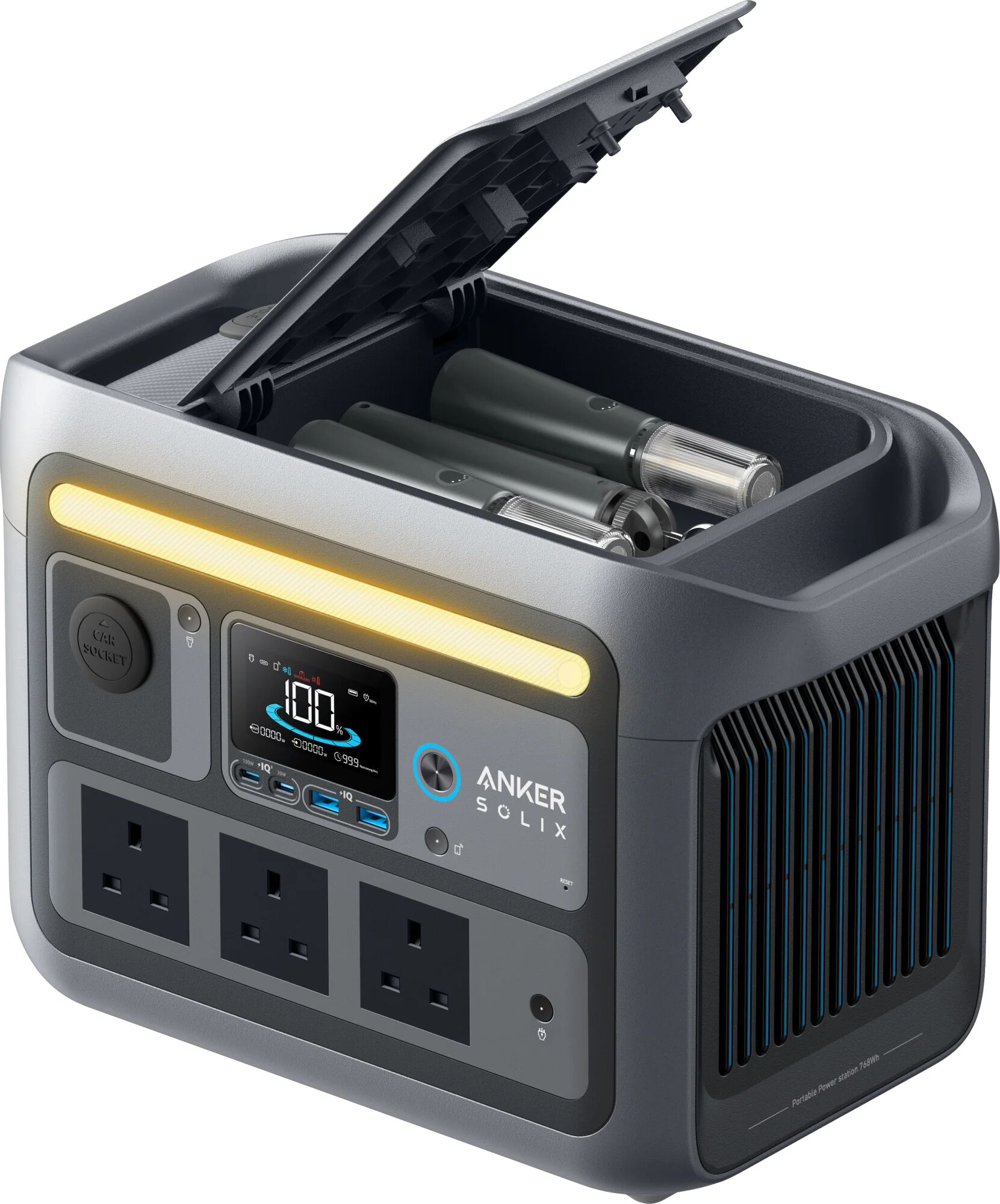 Anker SOLIX C800 Plus  Portable Power Station 768Wh   1200W Anker SOLIX <b>C800 Plus</b> Portable Power Station + 200W Solar Panel