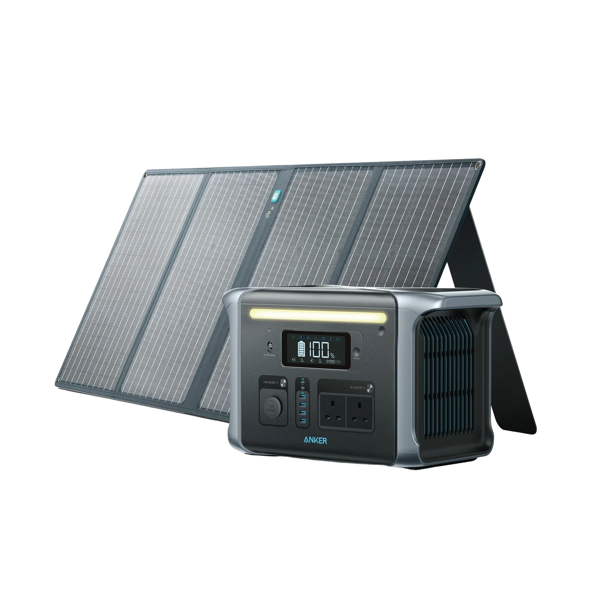 Anker SOLIX F1200 Solar Generator + 100W Solar Panel